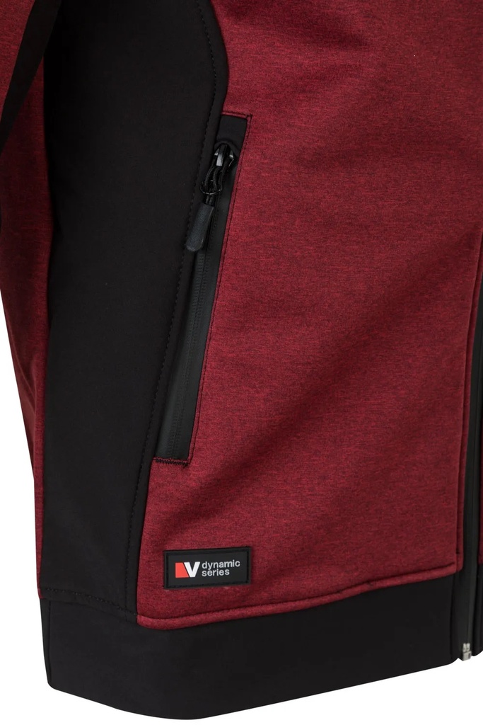 Casaco softshell bicolor com capuz