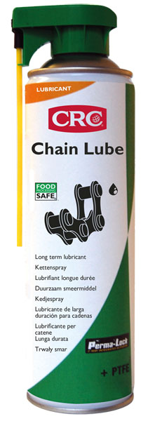 Chain lube H1, 500 ml: Lubrificante de espuma para correntes de longa duração com PTFE I CRC