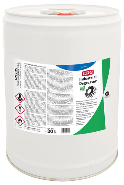 Industrial Degreaser 5 lIitros: Limpeza e desengordurante secagem rápida para equipamento mecânico I CRC