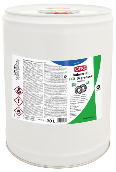 Desengordurante ECO Degreaser 20Litros: Desengordurante industrial penetra, dissolve e remove gordura, óleo, lubrificantes, alcatrão, adesivos e outros contaminantes I CRC