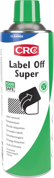 Label Off Super 250Ml: Mistura de solvente concebida para remoção de etiquetas de papel autoadesivas I CRC
