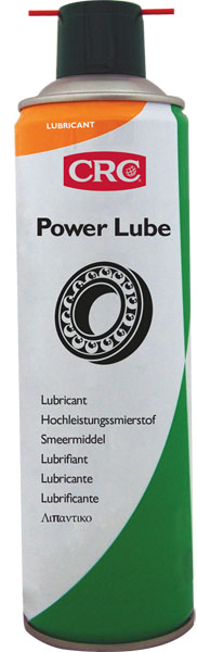 Power Lube 500Ml: Lubrificante de alto desempenho com PTFE proporciona 1 proteção duradoura contra desgaste, fricção e corrosão I CRC