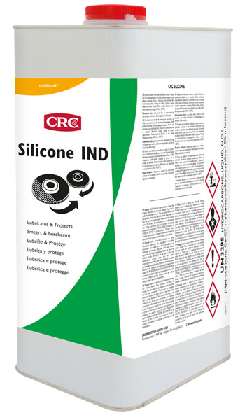 Silicone Extra 5Litros: Mistura de óleos de silicone estáveis de alta qualidade, garante lubrificação na maioria das aplicações metálicas e não metálicas I CRC