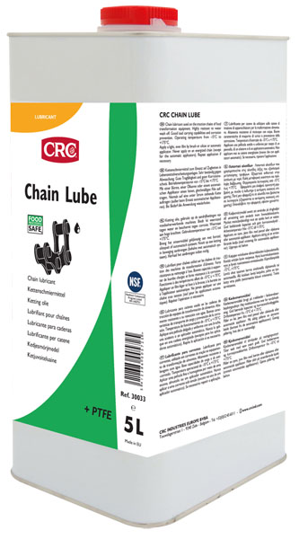 Chain Lube 5Litros: Lubrificante versátil para correntes para setor alimentar I CRC