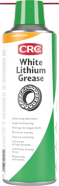 White Lityium Grease 500ml: Massa lubrificante branca com consistência suave I CRC