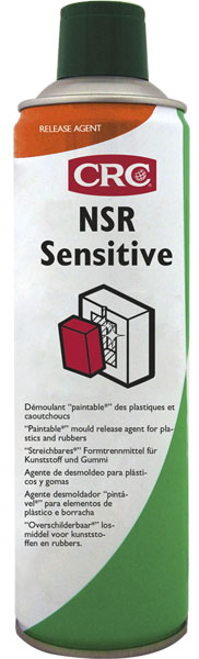 NSR Sensitive 500ml: Desmoldante s/silicone s/transferência p/plásticos I CRC