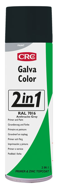 Galvacolor 7016 500ml: Primário de fosfato de zinco 2 em 1  e tinta semibrilhante I CRC