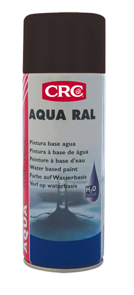 Aqua Ral 9005 400ml: Tinta de secagem rápida e flexivel resistente aos raios UV I CRC