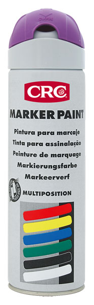 Marker Paint Violeta 500ml: Tinta de marcação temporária  à base de resinas acrílicas I CRC
