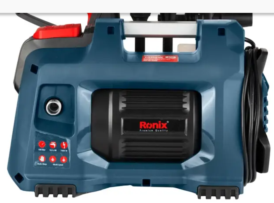 Lavadora de alta pressão I 100 Bar I 1400W I modelo RP U100C I RONIX