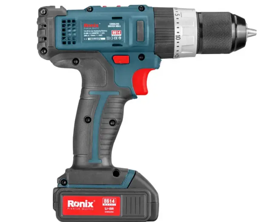Berbequim Aparafusadora sem fios I 1.5Ah 14,4V I MODELO: 8614 I RONIX