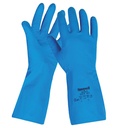 Luva nitrilo  I pack 10 unid cx 10 pares I modelo: FINEDEX I SAFETOP