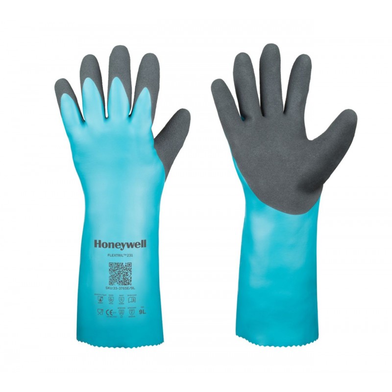Luva nitriloI pack 12 unid cx 72 pares I modelo: FLEXITRIL I SAFETOP