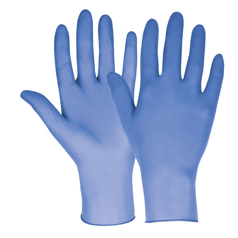 Luva  I 1 cx 100 unid / pack 10  I modelo: NITRISAFE I SAFETOP