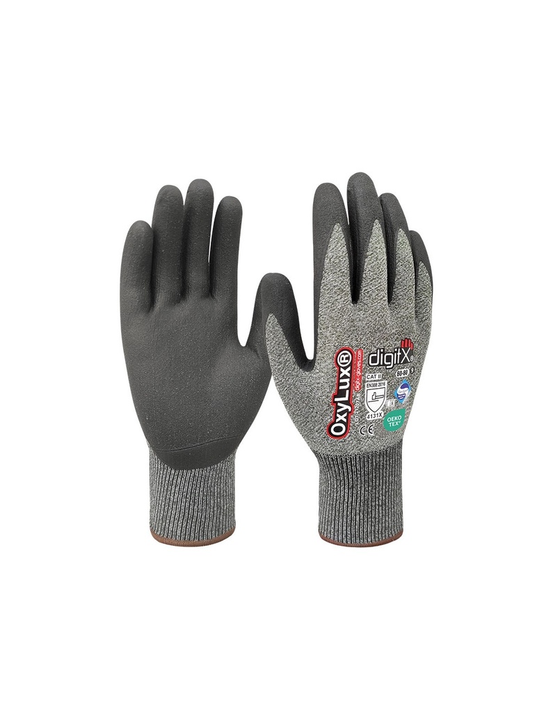 Luva  I pack 12 unid cx 144 pares I modelo: OXYLUX I SAFETOP