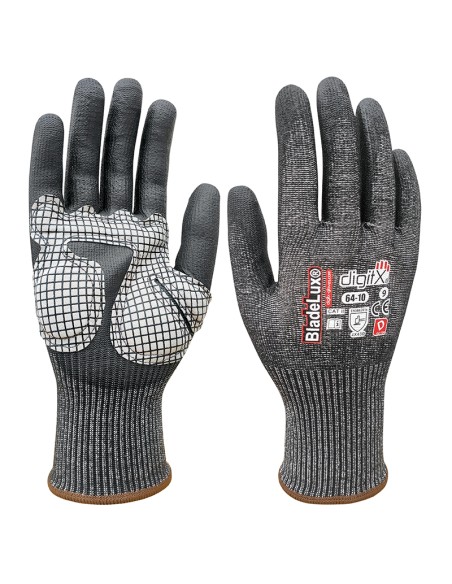 Luva  I pack 12 unid cX 60 pares I modelo: BLADELUX I SAFETOP