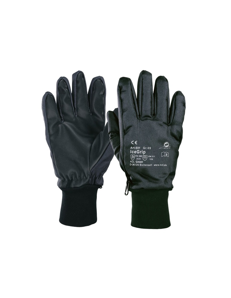 Luva anti-frio -50º e alimentar I pack 1/10 unid cx 100 pares I modelo: ICEGRIP I SAFETOP
