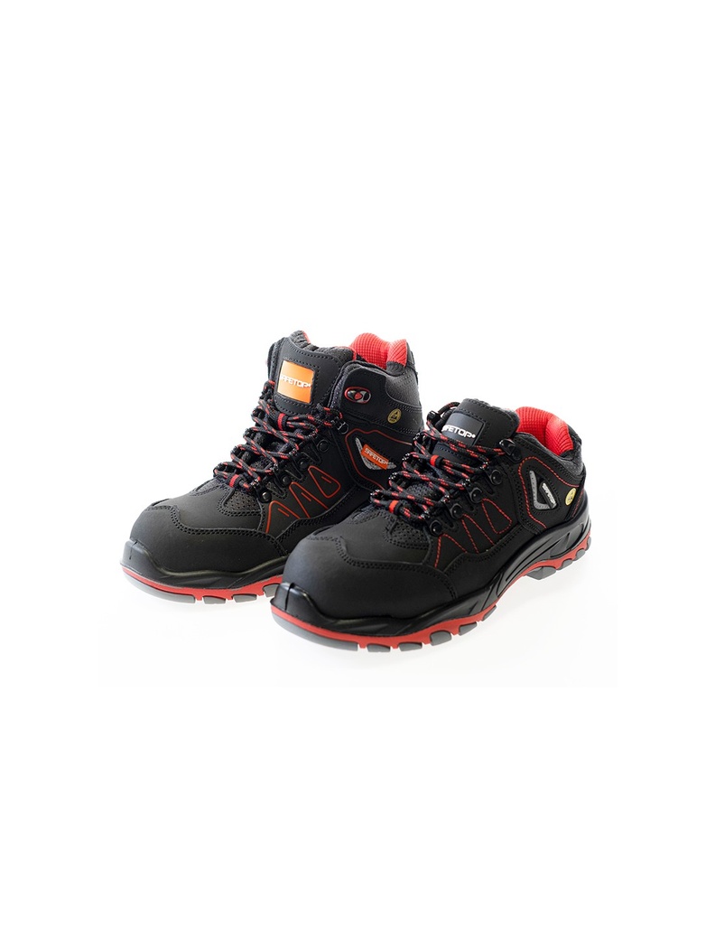 Bota de segurança, S3 I Modelo: ERANDIO I Nobuck ESD S3 HRO 300ºC I SAFETOP