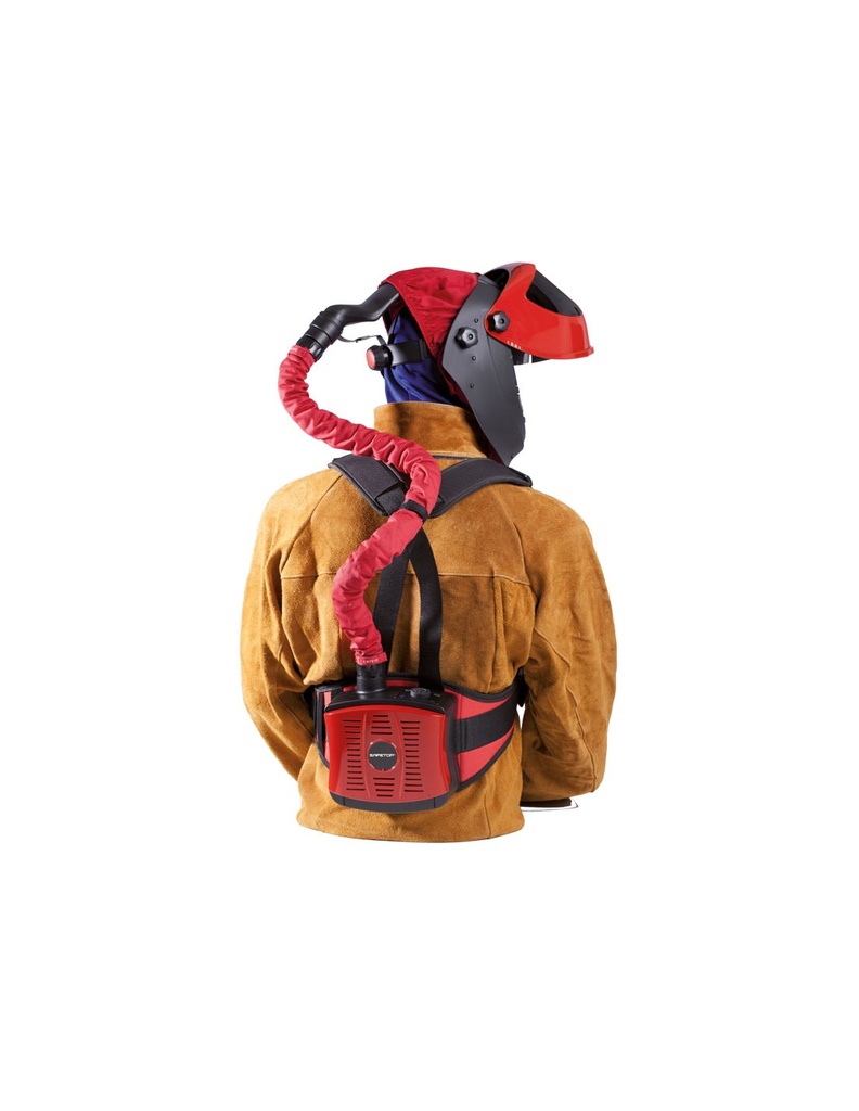 Equipamento respiratório PAPR c/viseira de soldar auto AIRSHELL TH3I SAFETOP