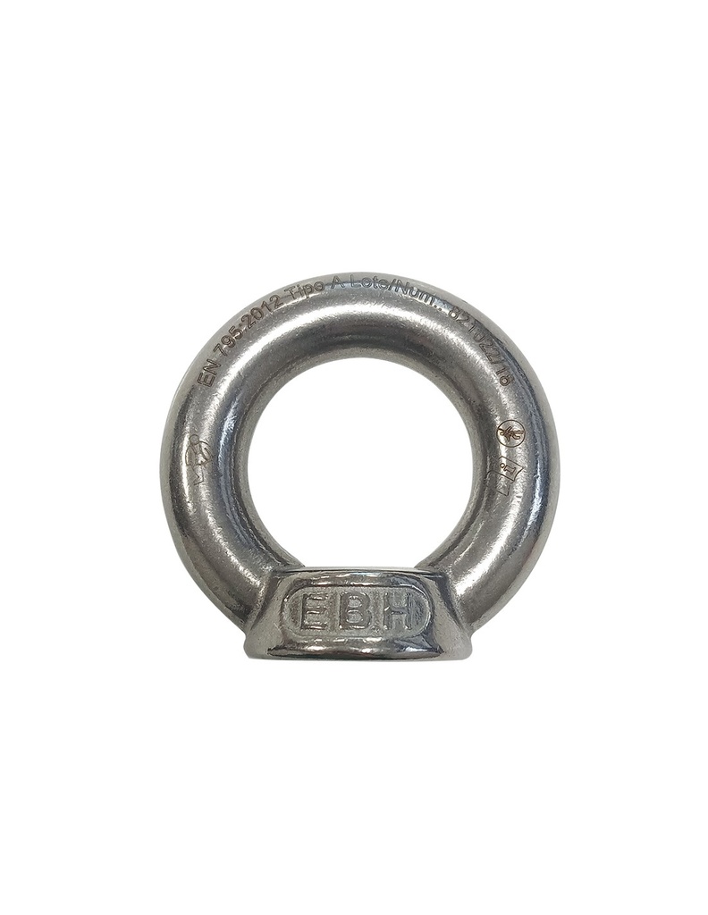 Olhal fêmea 33mm rosca 16mm inox 316 I SAFETOP