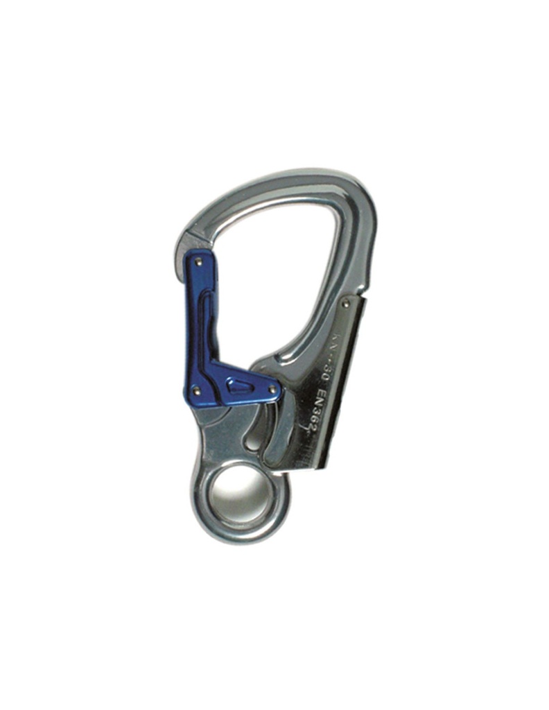 MOSQUETÃO AUTOMÁTICO, de alumínio abertura 21 mm, 22KN  I SAFETOP