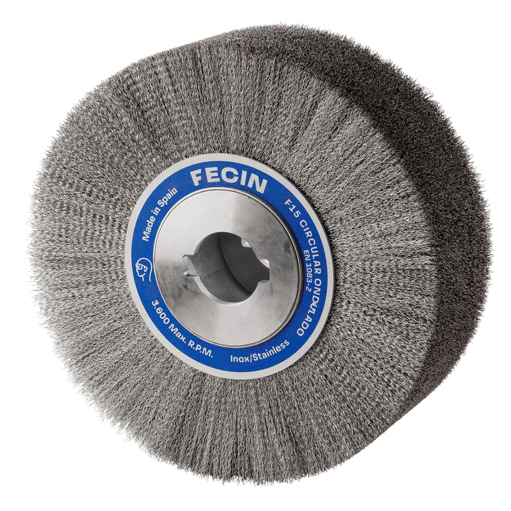 Escovas para máquinas de rebarbamento I medida: 250x60x20mm I aço inoxidável I FECIN