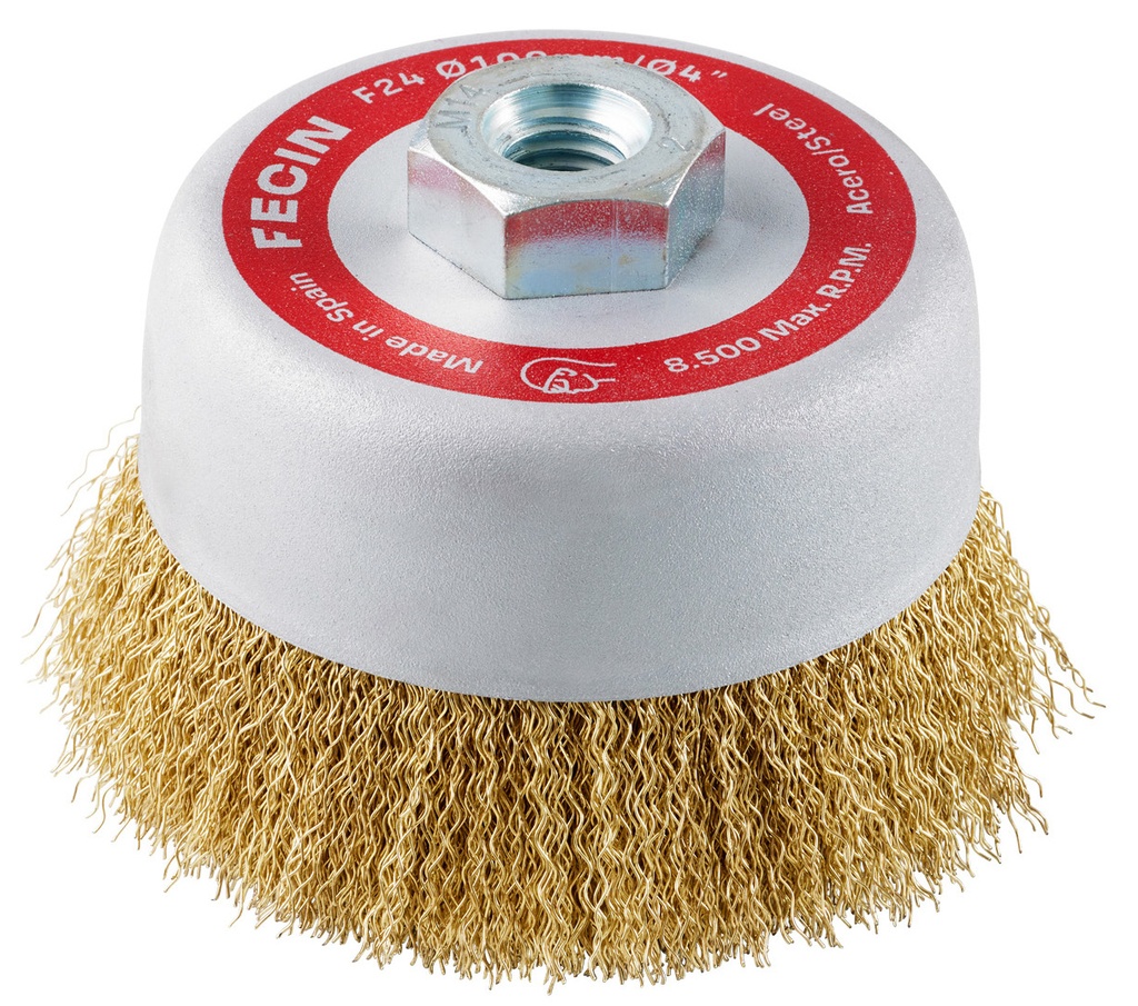 Escova para máquinas de rebarbamento I medida: 250x60x20mm I 18 fileiras aço latonado I FECIN (cópia)