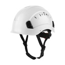 Capacete com ventilação, viseira curta EN 397 e tira de queixo I modelo: CLIMBEX VENT I SAFETOP