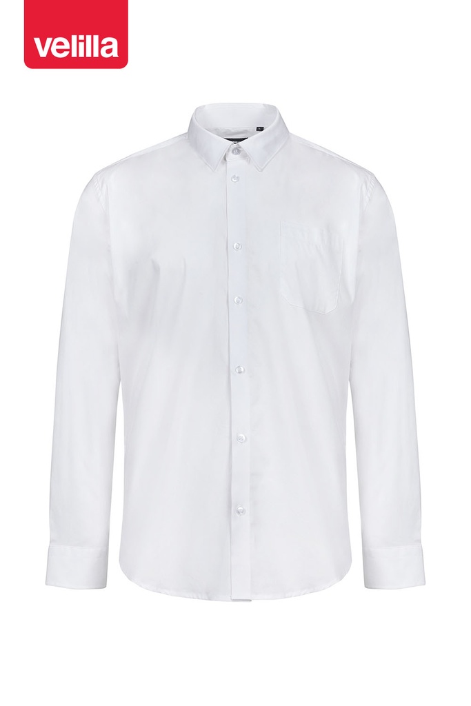 [VELI0010004-405003] Camisa modelo stretch manga comprida modelo masculino I 405003 I VELILLA (Branco, S)