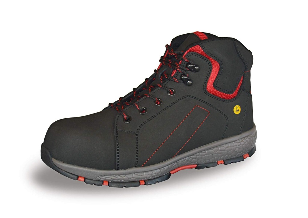 [P10084] Bota de segurança, S3 I Biqueira em compósito I Palmilha em Kevlar I Sola anti-derrapante I 2078 (36)