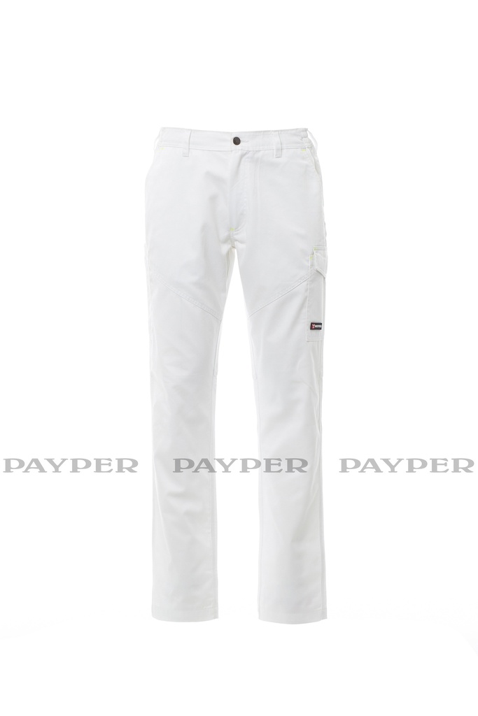 [PAYP0011004-001403-0405] Calças de trabalho I Modelo: WORKER PRO | PAYPER (WHITE 00000, XXS 32-34)