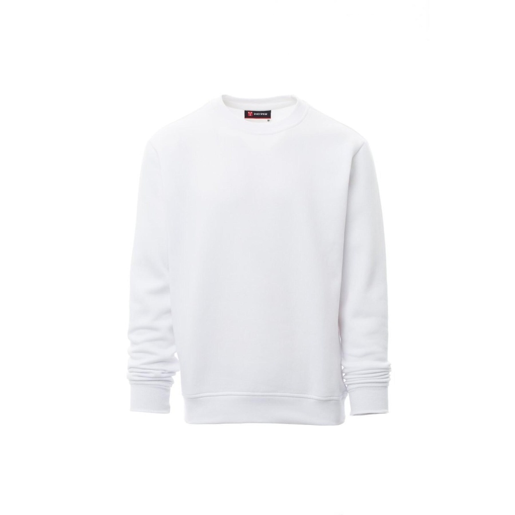 [PAYP0011214-001647-0544] Sweatshirt decote redondo, modelo New Orleans I PAYPER (WHITE 00000, XS)