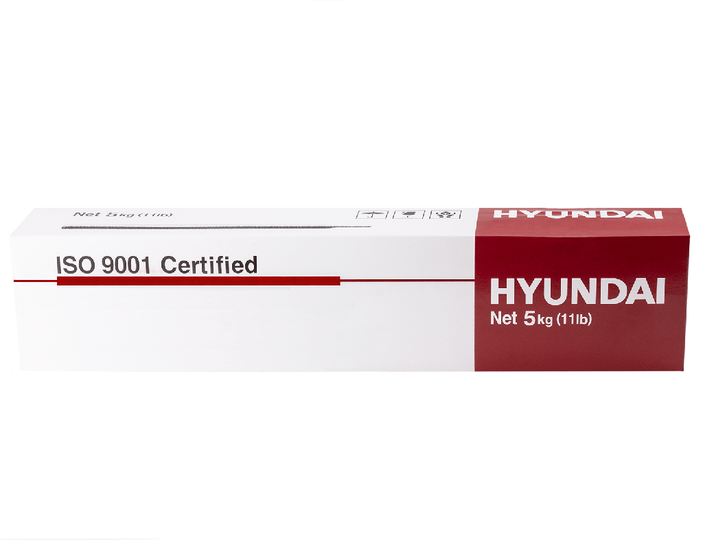 [HYUN0012866] Elétrodo revestido para soldadura de aço carbono I S-6013LF DE 3.20x350 I caixa: 5kg/165 unidades I HYUNDAI WELDING