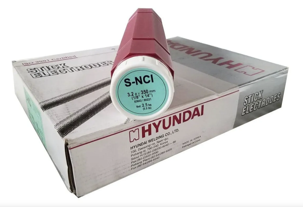 [HYUN0012871] Elétrodo para soldadura em ferro fundido I S-NCI DE 3.20x350 I caixa: 2,5kg I HYUNDAI WELDING