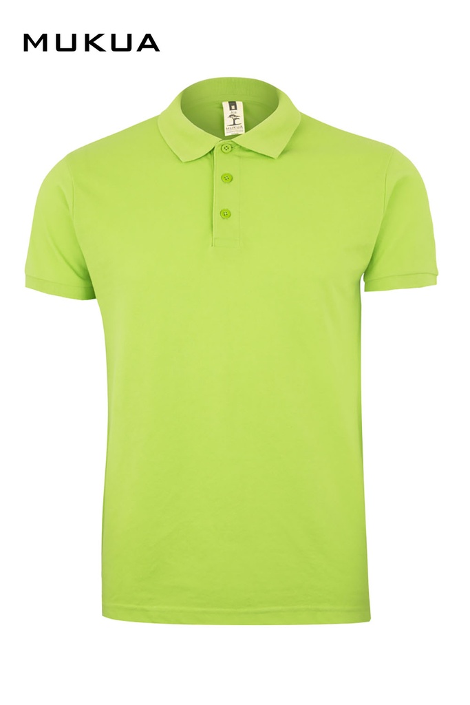 [VELI0013274-MK215CV] Polo unisexo manga curta, modelo: GIBSON MK215CV I VELILLA (LIME 604, S)