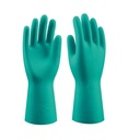 Luva nitrilo I pack 12 unid cx 120 pares I modelo: CHEMICAL GREEN I SAFETOP