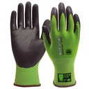 Luva de nitrilo poroso sobre nylon elástico I pack 12 unid cx 120 pares I modelo: BONCONTACT I SAFETOP