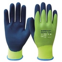 Luva de látex impermiável   I pack 12 unid cx 12 pares I modelo: HIDROFOAM I SAFETOP