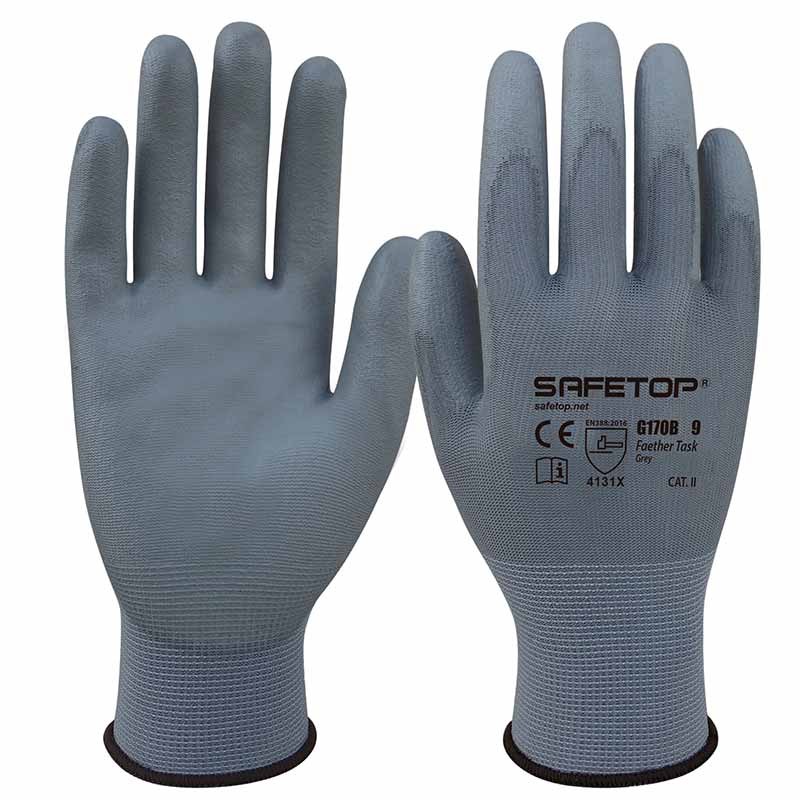 [SAFE13798-G170B-12] Luva  I pack 12 unid cx 120 pares I modelo: FEATHER TASK I SAFETOP