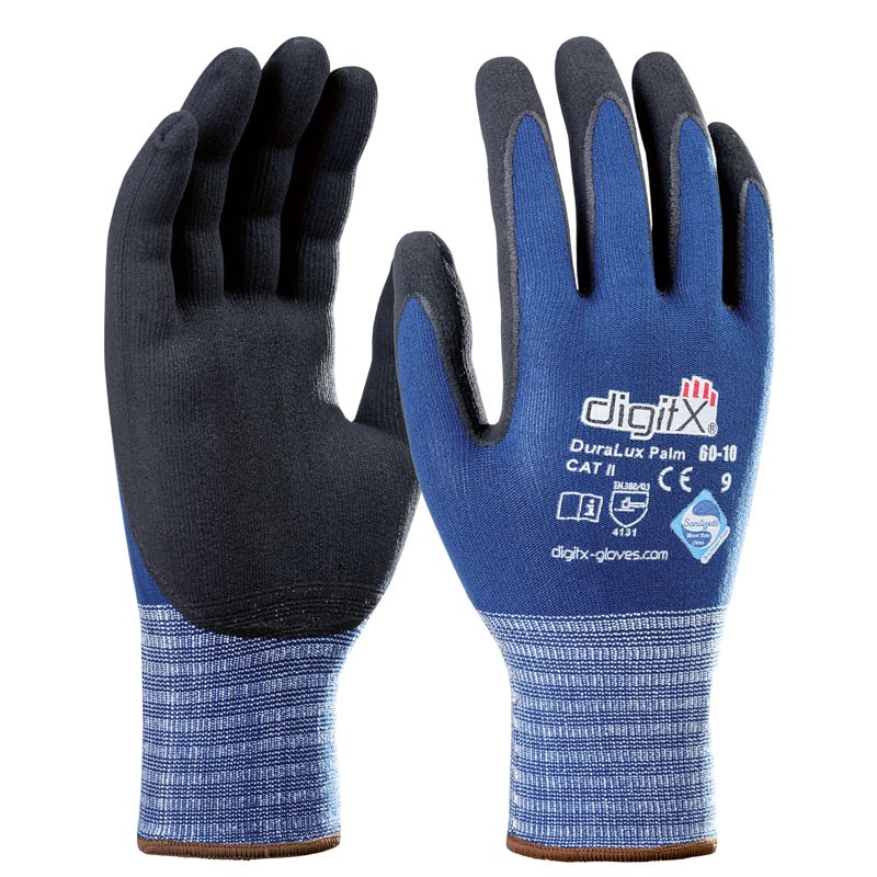 [SAFE13804-60-10] Luva  I pack 12 unid cx 144 pares I modelo: DURALUX PALM I SAFETOP