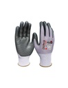 Luva de nitrio espumoso revestida   I modelo: ARMOLUX PALM I SAFETOP