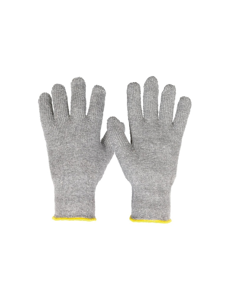 [SAFE14109-G625] Luva anticorte e antitérmica elástica  I pack 10 unid cx 100 pares I modelo: TERRY MIX I SAFETOP