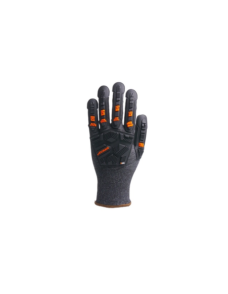 [SAFE14115-G525] Luva anti-impacto P, corte E e palma nitrilo I pack 6 unid cx 60 pares I modelo: NITIMPACT I SAFETOP