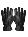 Luva de pele hydro , forro de inverno I pack 6 unid cx 60 pares I modelo: DORNEDA BLACK I SAFETOP