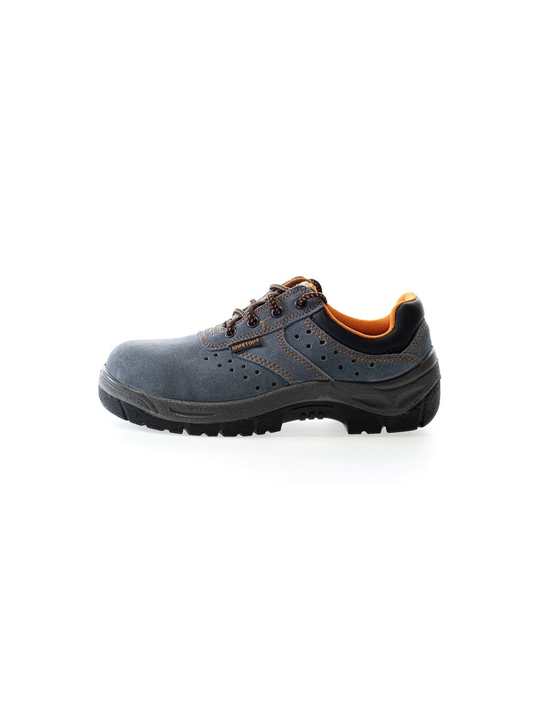 [SAFE0014958-229] Sapato de segurança, S1P I Modelo: INCIO I Camurça azul arejada I SAFETOP (37)