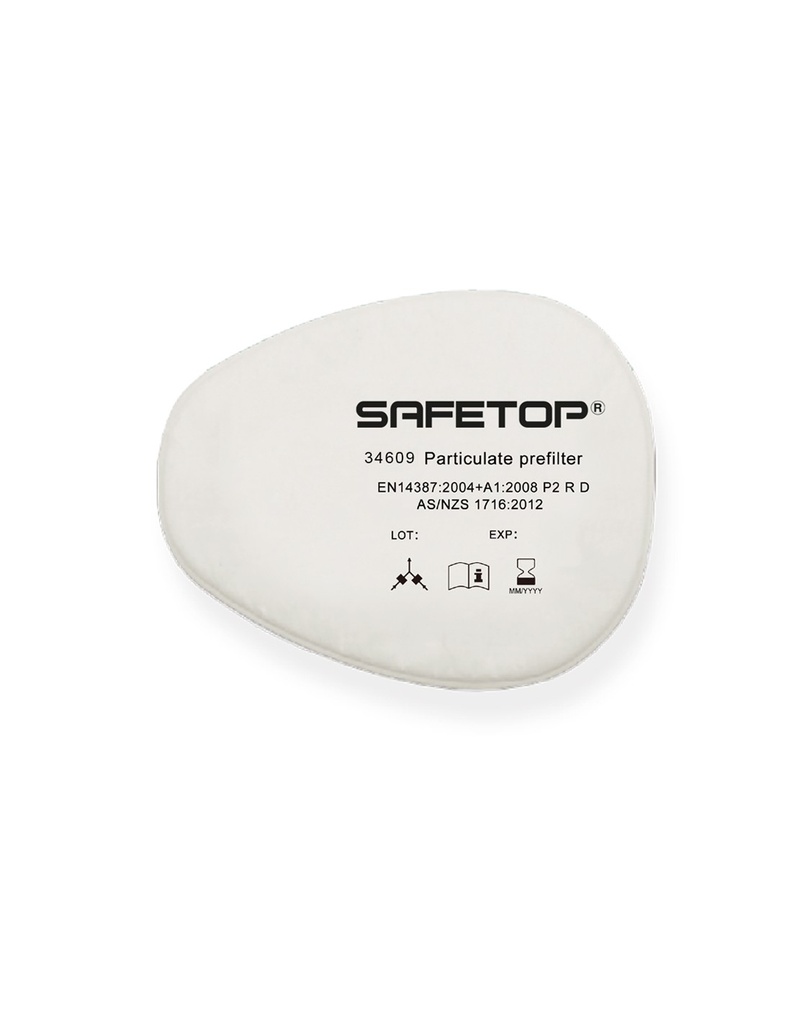 [SAFE15091-34609] Prefiltros P2 RD para colocar a filtros a série 4600 I SAFETOP