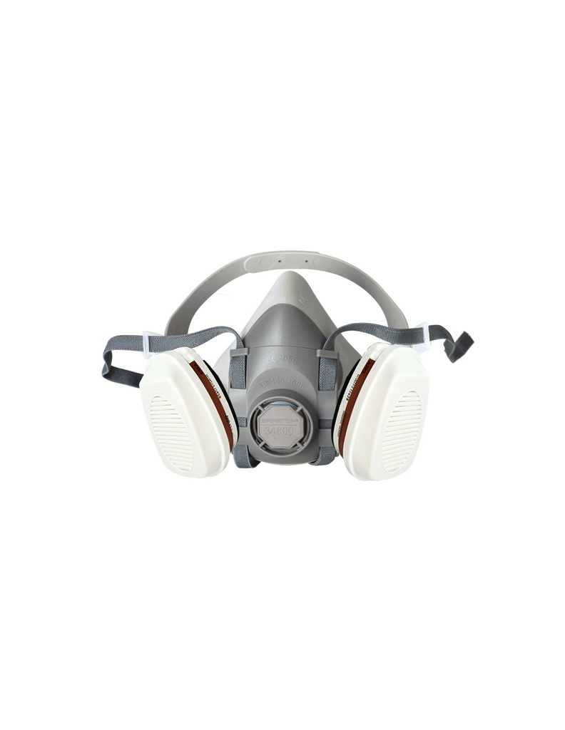 [SAFE15093-34600-KIT] Semimáscara classe 1 I 2 filtros 34607 A2P3 I SAFETOP