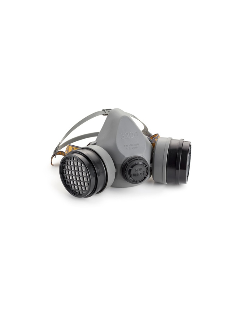 [SAFE15495-37400-P3] Máscara NEW EUROMASK c/filtros P3 classe 1 (inclui filtros) I SAFETOP