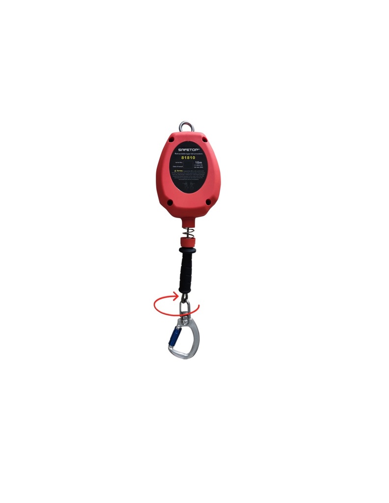 [SAFE16311-81806] SATRAKTIROLL, Retrátil 6m cabo com conectores giratórios I SAFETOP