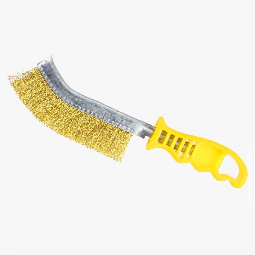 [FECI0016416-116HG] Escova manual com pega plástica I medida: 260x80cm I 1 fileiras em fio de latão I FECIN